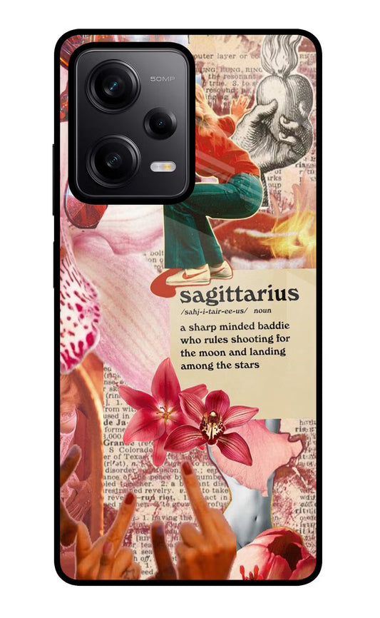 Sagittarius Zodiac Redmi Note 12 Pro 5G Glass Case