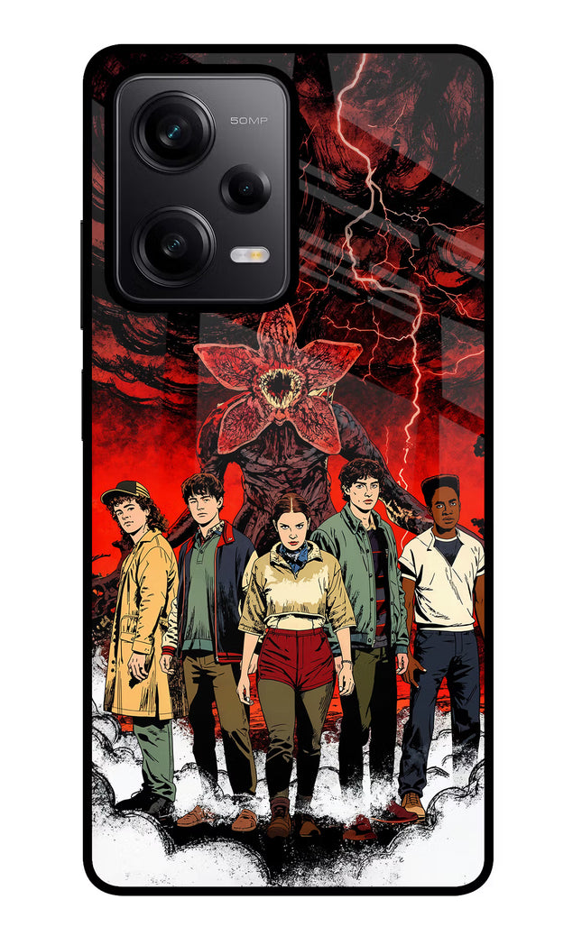 Ordinary Things Characters Redmi Note 12 Pro 5G Glass Case
