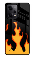 Fired Up – Black Redmi Note 12 Pro 5G Glass Case