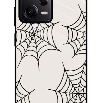 Spider Web Redmi Note 12 Pro 5G Glass Case