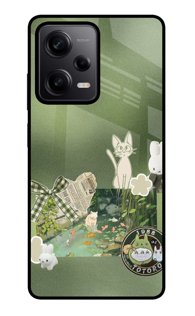 Aesthetic anime Redmi Note 12 Pro 5G Glass Case