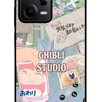 Studio Ghibli Redmi Note 12 Pro 5G Glass Case