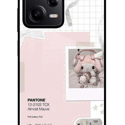 Pantone Asthetic Redmi Note 12 Pro 5G Glass Case