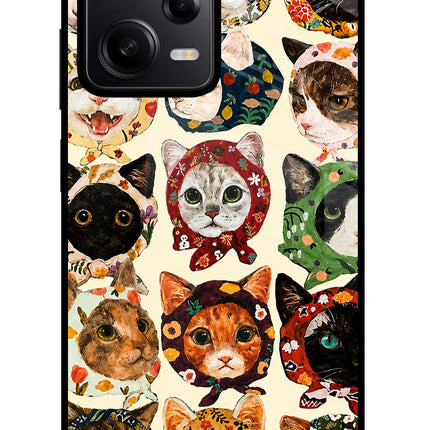 Cool Cat Redmi Note 12 Pro 5G Glass Case