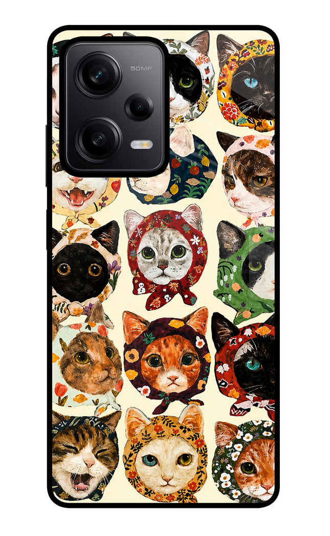 Cool Cat Redmi Note 12 Pro 5G Glass Case