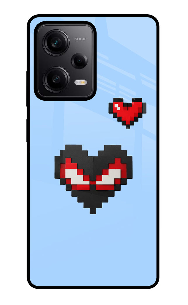 Peter Heart Redmi Note 12 Pro 5G Glass Case