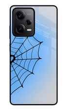 Blue Web Redmi Note 12 Pro 5G Glass Case
