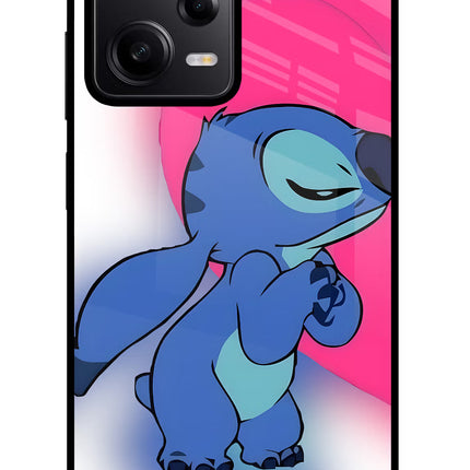 Stitch Hug Redmi Note 12 Pro 5G Glass Case