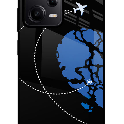 Love Orbit Redmi Note 12 Pro 5G Glass Case Back Cover by Casekaro