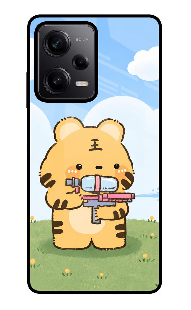Tiger Treat Redmi Note 12 Pro 5G Glass Case