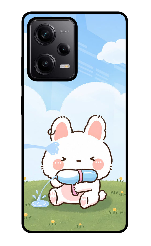 Bunny Treat Redmi Note 12 Pro 5G Glass Case