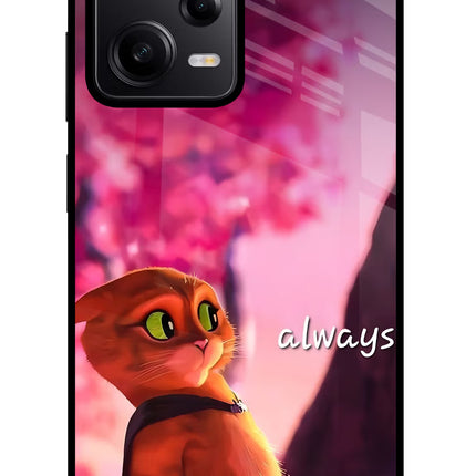 Always Cat Redmi Note 12 Pro 5G Glass Case