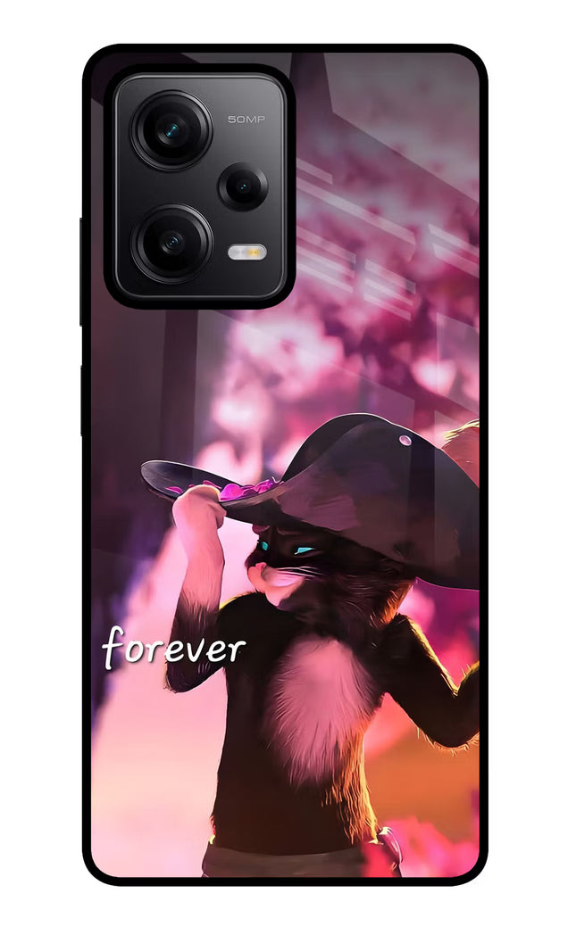 Forever Cat Redmi Note 12 Pro 5G Glass Case