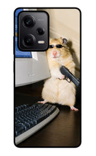 Hacker Hamster Redmi Note 12 Pro 5G Glass Case