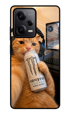 Gamer Cat Energy Redmi Note 12 Pro 5G Glass Case