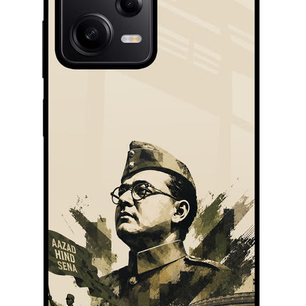 Netaji Rising Redmi Note 12 Pro 5G Glass Case
