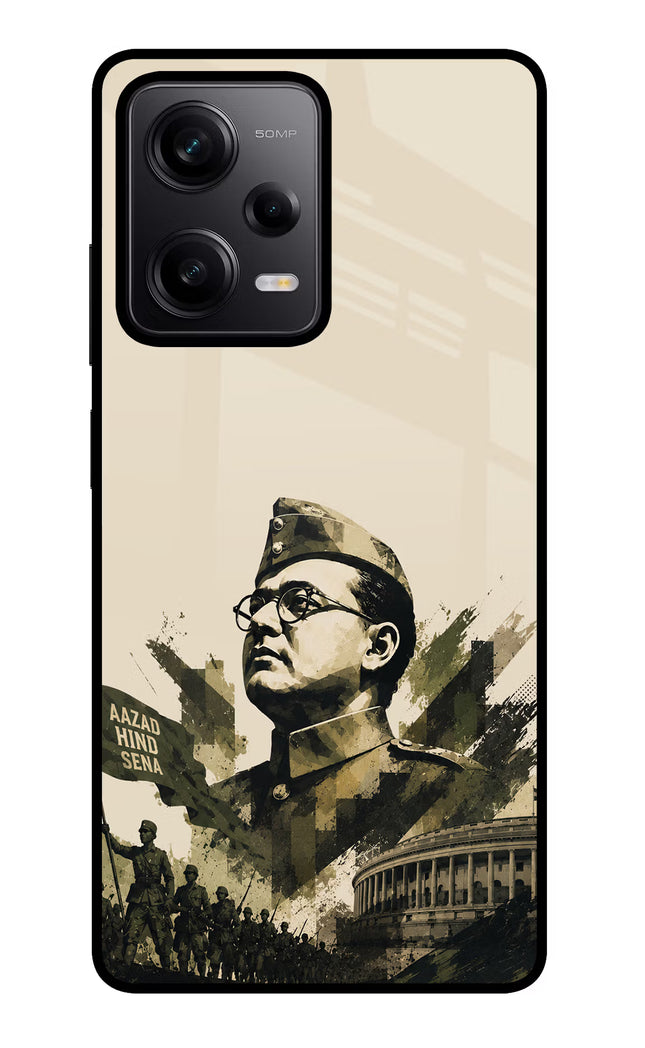Netaji Rising Redmi Note 12 Pro 5G Glass Case