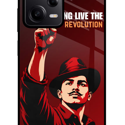 Bhagat Singh Revolution Redmi Note 12 Pro 5G Glass Case