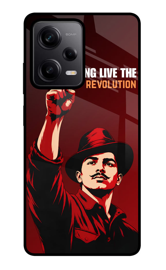 Bhagat Singh Revolution Redmi Note 12 Pro 5G Glass Case