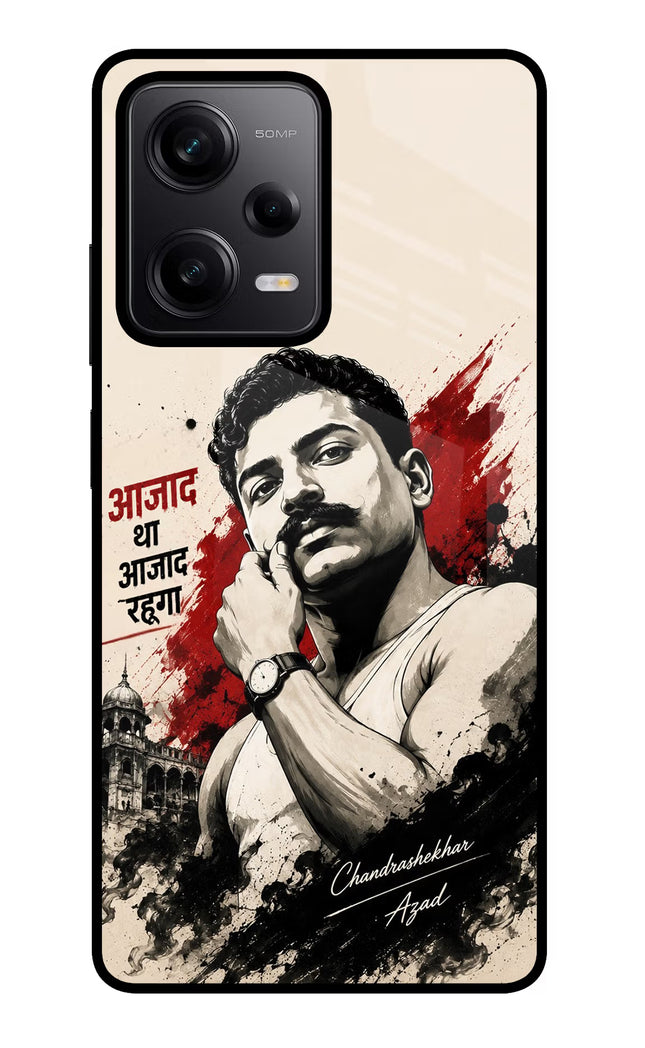 Chandrashekhar Azad Fearless Redmi Note 12 Pro 5G Glass Case