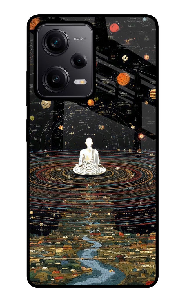 Space Monk Redmi Note 12 Pro 5G Glass Case