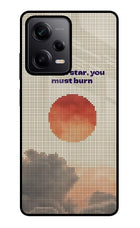Pixel Sun Redmi Note 12 Pro 5G Glass Case