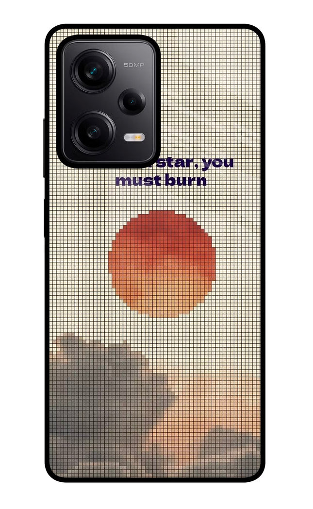 Pixel Sun Redmi Note 12 Pro 5G Glass Case