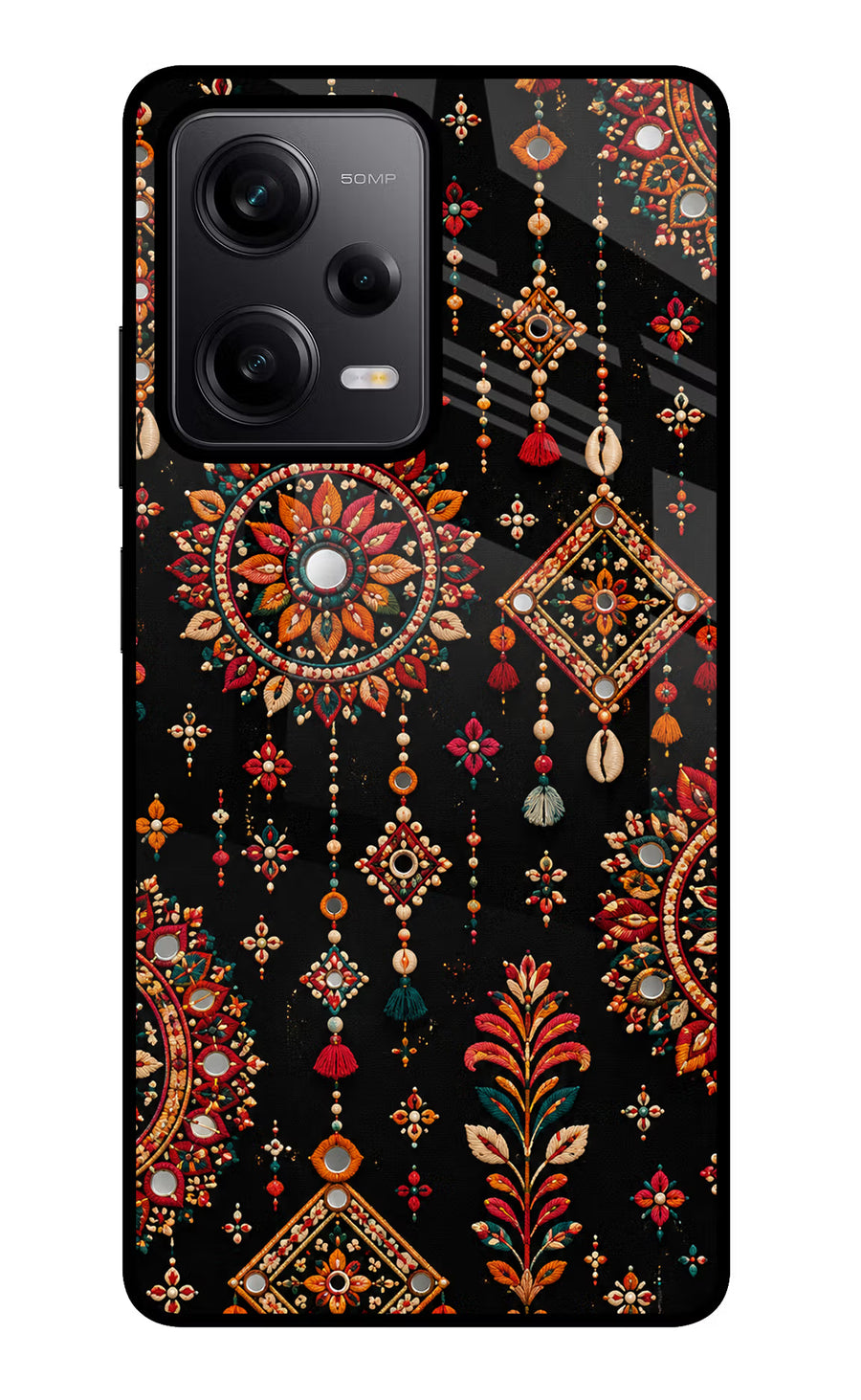 Boho Noir Redmi Note 12 Pro 5G Back Cover, Glass case