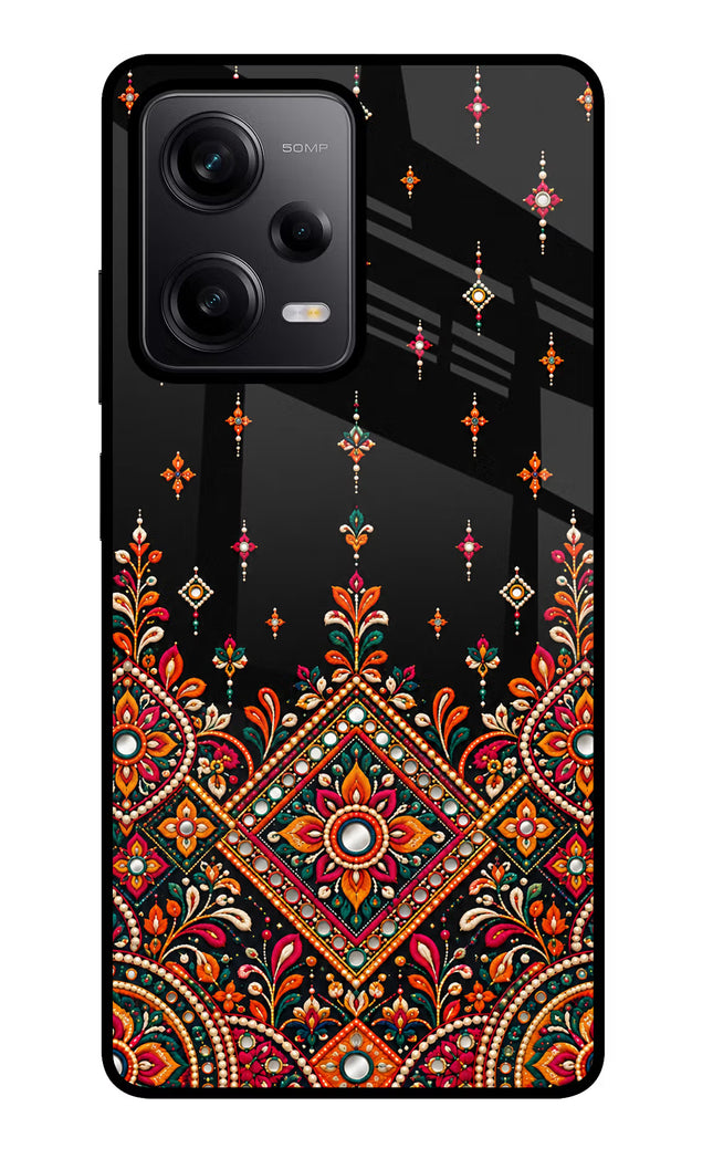 Noir Mehfil Redmi Note 12 Pro 5G Glass Case