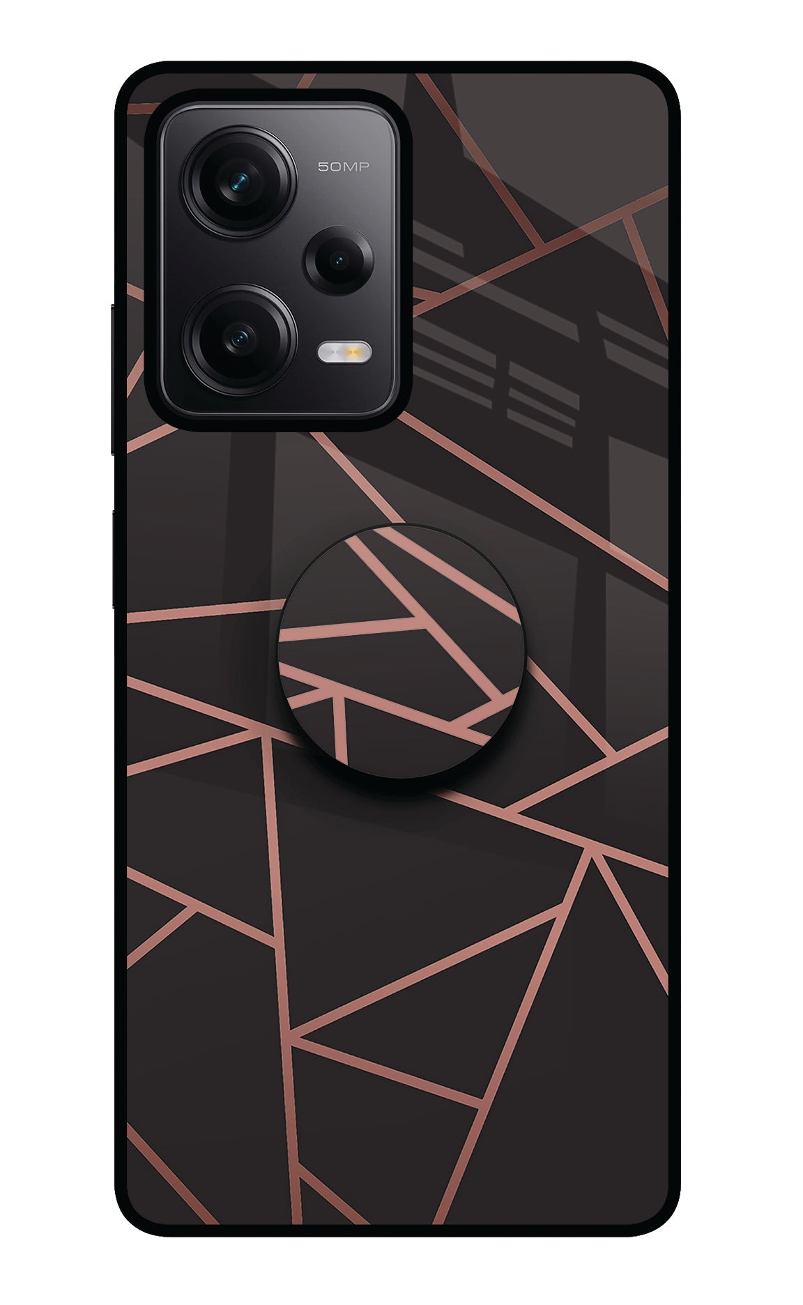 Geometric Pattern Redmi Note 12 Pro 5G Glass Case