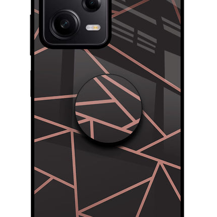 Geometric Pattern Redmi Note 12 Pro 5G Pop Case by Casekaro