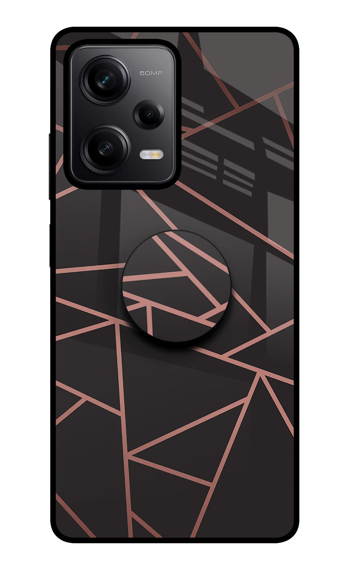 Geometric Pattern Redmi Note 12 Pro 5G Pop Case by Casekaro
