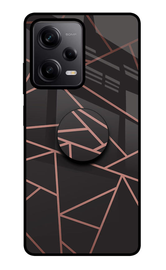 Geometric Pattern Redmi Note 12 Pro 5G Glass Case