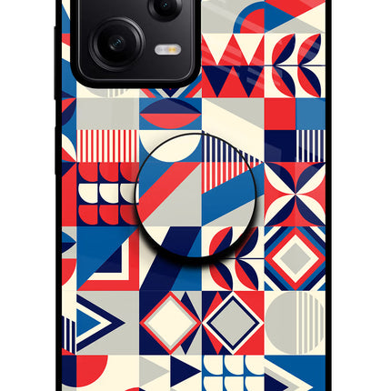 Colorful Pattern Redmi Note 12 Pro 5G Pop Case by Casekaro