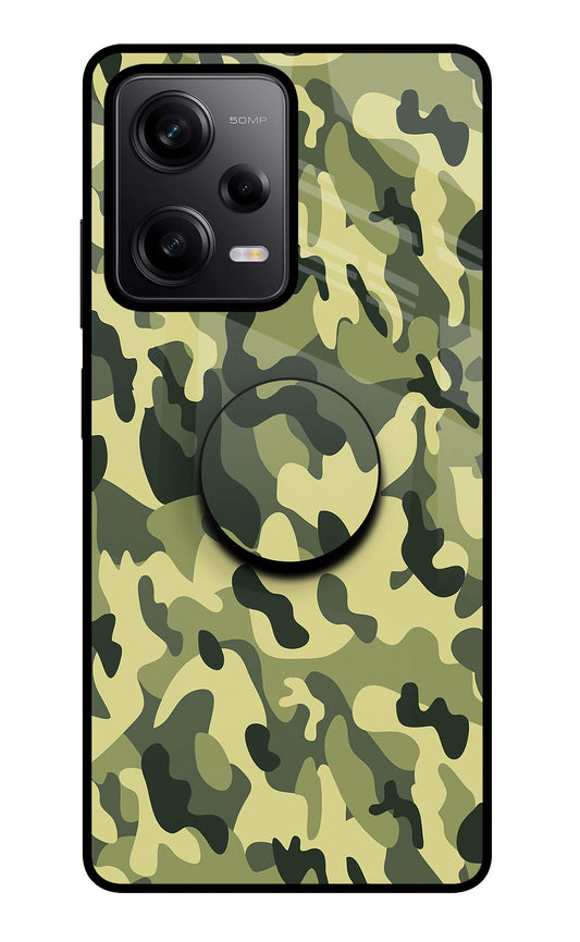 Camouflage Redmi Note 12 Pro 5G Glass Case