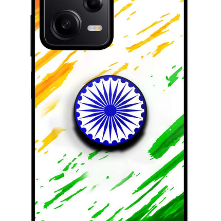 Indian Flag Ashoka Chakra Redmi Note 12 Pro 5G Pop Case by Casekaro