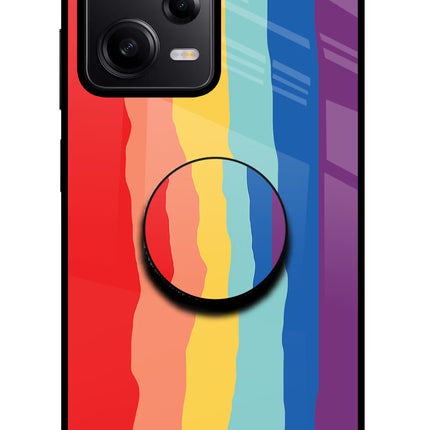 Rainbow Redmi Note 12 Pro 5G Glass Case