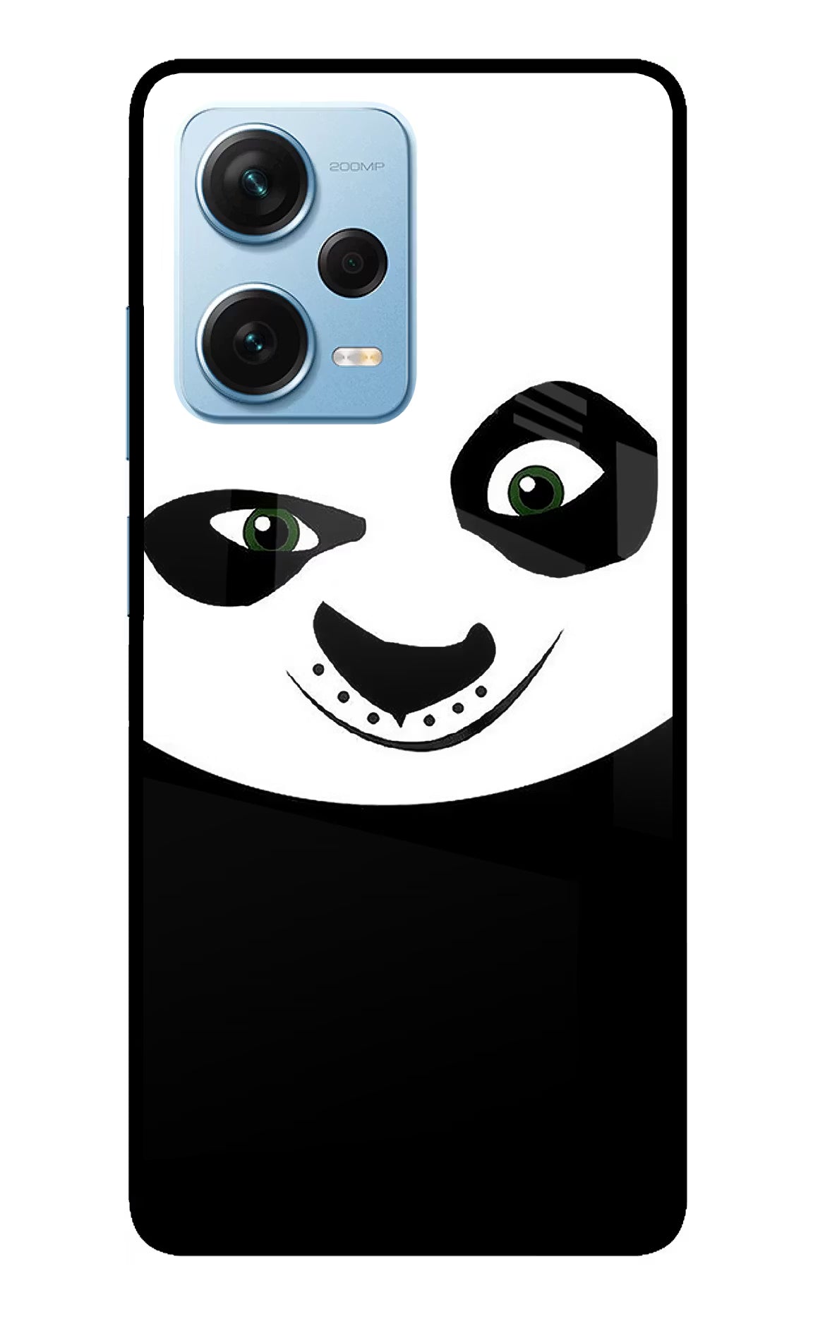 Panda Redmi Note 12 Pro+ 5G Glass Case Back Cover by Casekaro