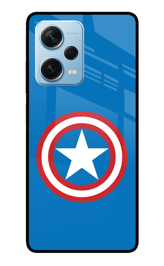 Captain America Logo Redmi Note 12 Pro+ 5G Glass Case