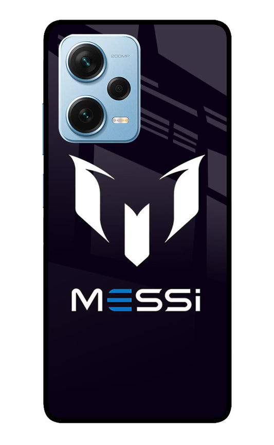 Messi Logo Redmi Note 12 Pro+ 5G Glass Case