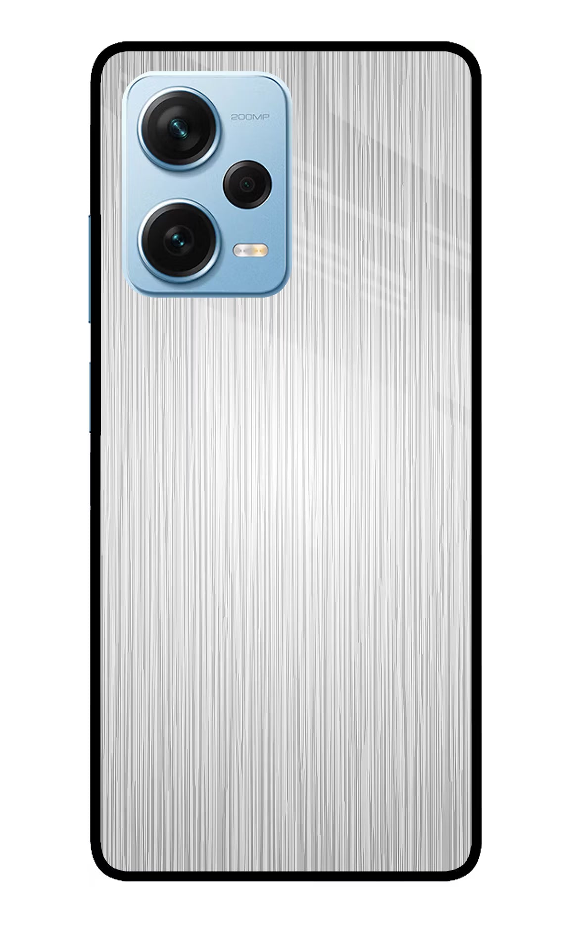 Wooden Grey Texture Redmi Note 12 Pro+ 5G Glass Case Back Cover by Casekaro