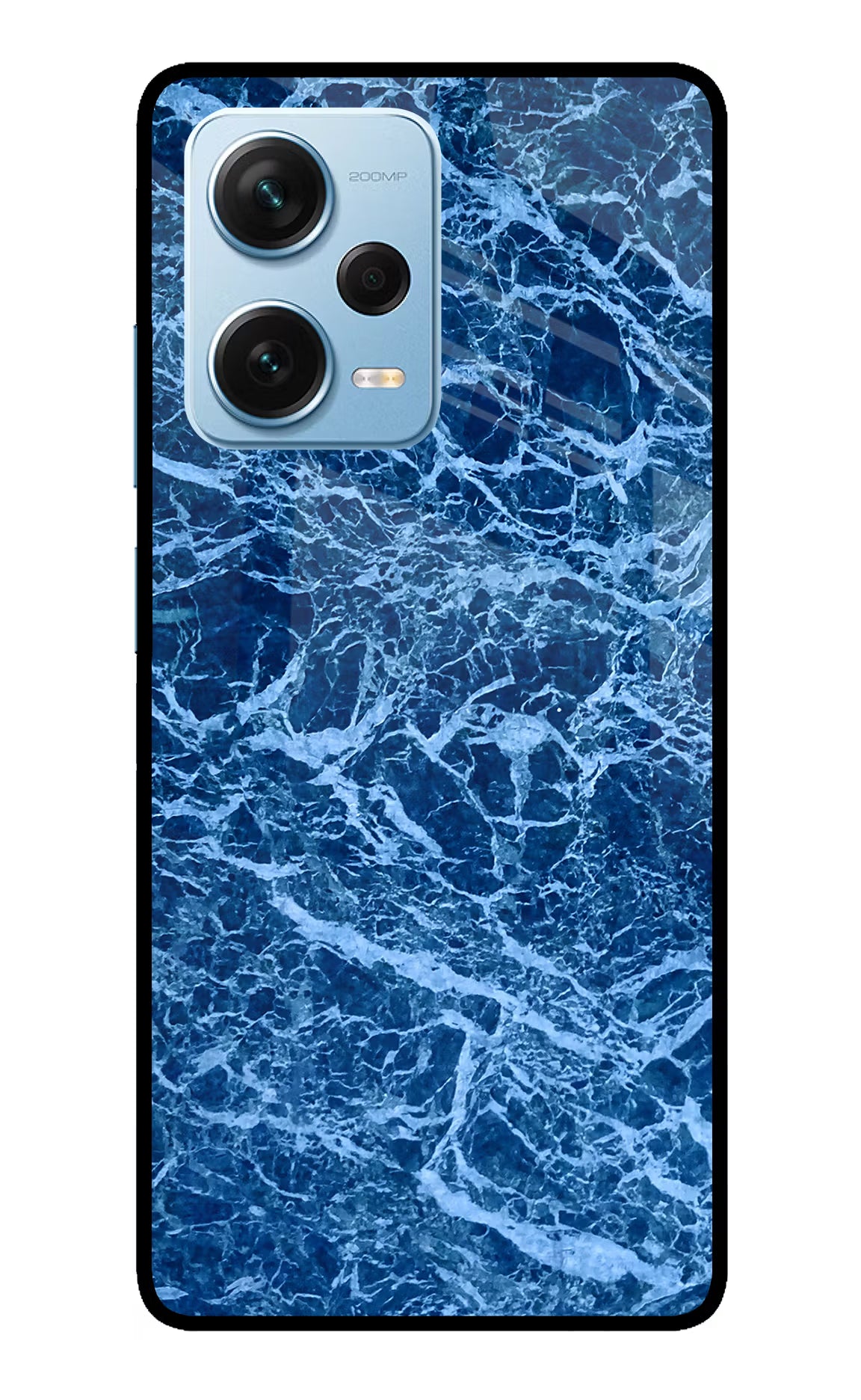 Blue Marble Redmi Note 12 Pro+ 5G Glass Case Back Cover by Casekaro