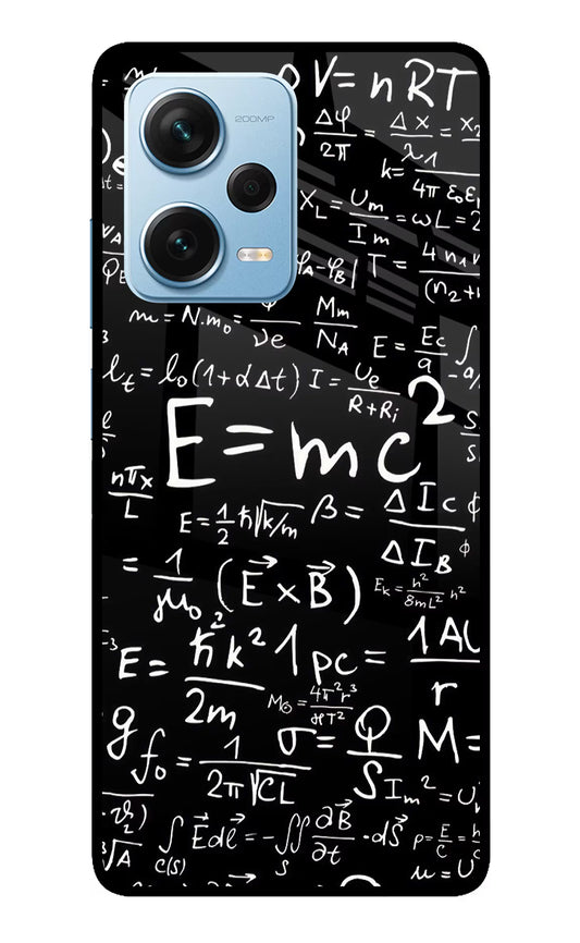 Physics Formula Redmi Note 12 Pro+ 5G Glass Case