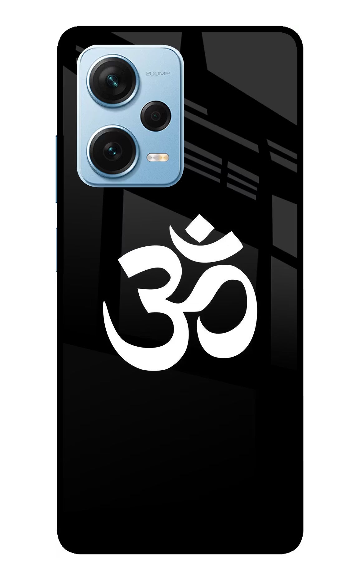 Om Redmi Note 12 Pro+ 5G Glass Case Back Cover by Casekaro