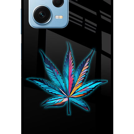 Weed Redmi Note 12 Pro+ 5G Glass Case Back Cover by Casekaro