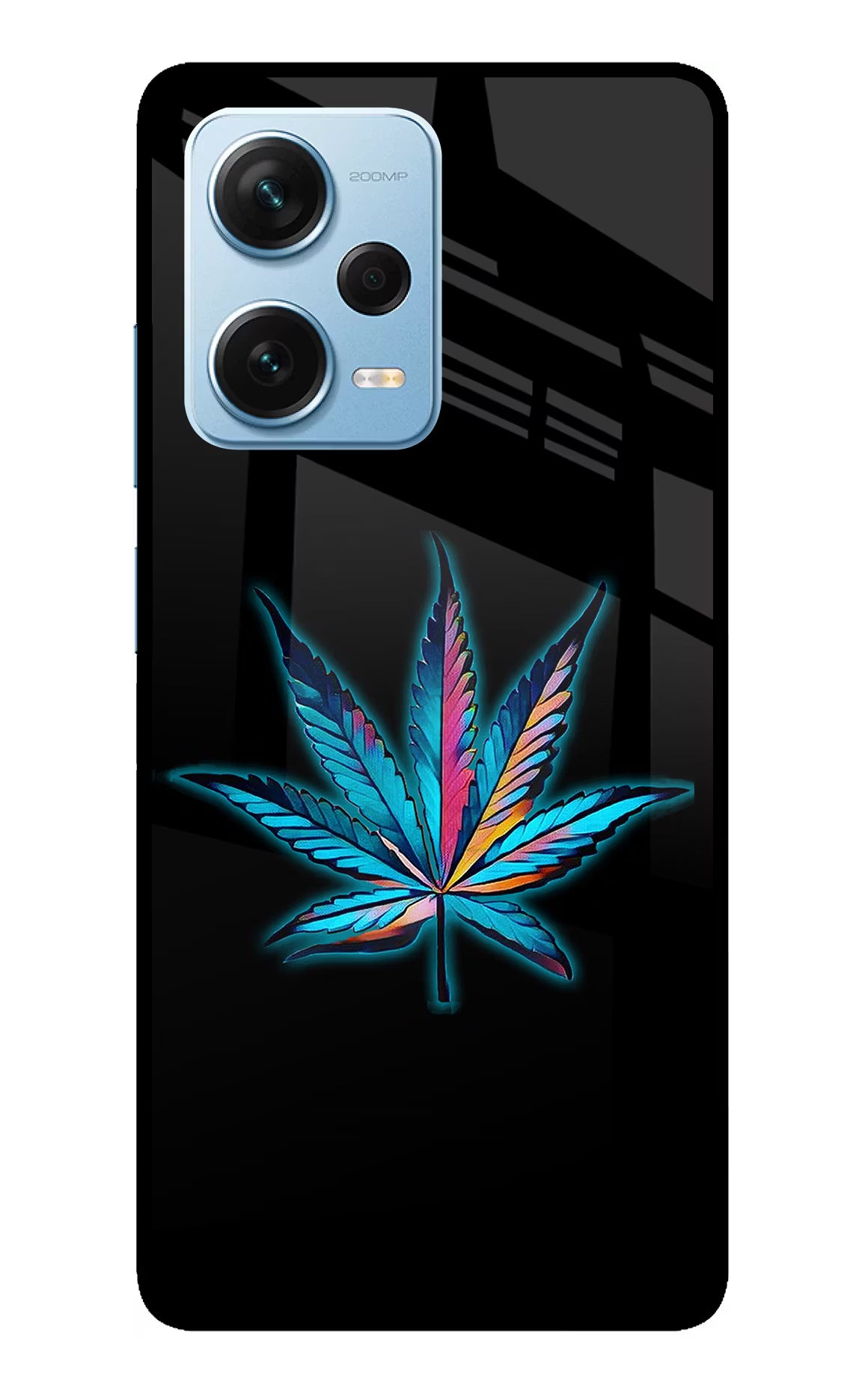 Weed Redmi Note 12 Pro+ 5G Glass Case Back Cover by Casekaro