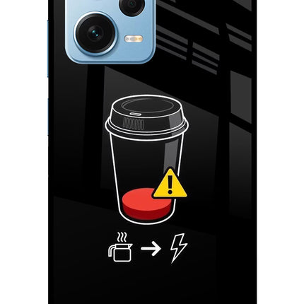 Coffee Redmi Note 12 Pro+ 5G Glass Case Back Cover by Casekaro