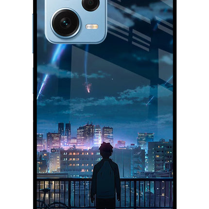 Anime Redmi Note 12 Pro+ 5G Glass Case Back Cover by Casekaro