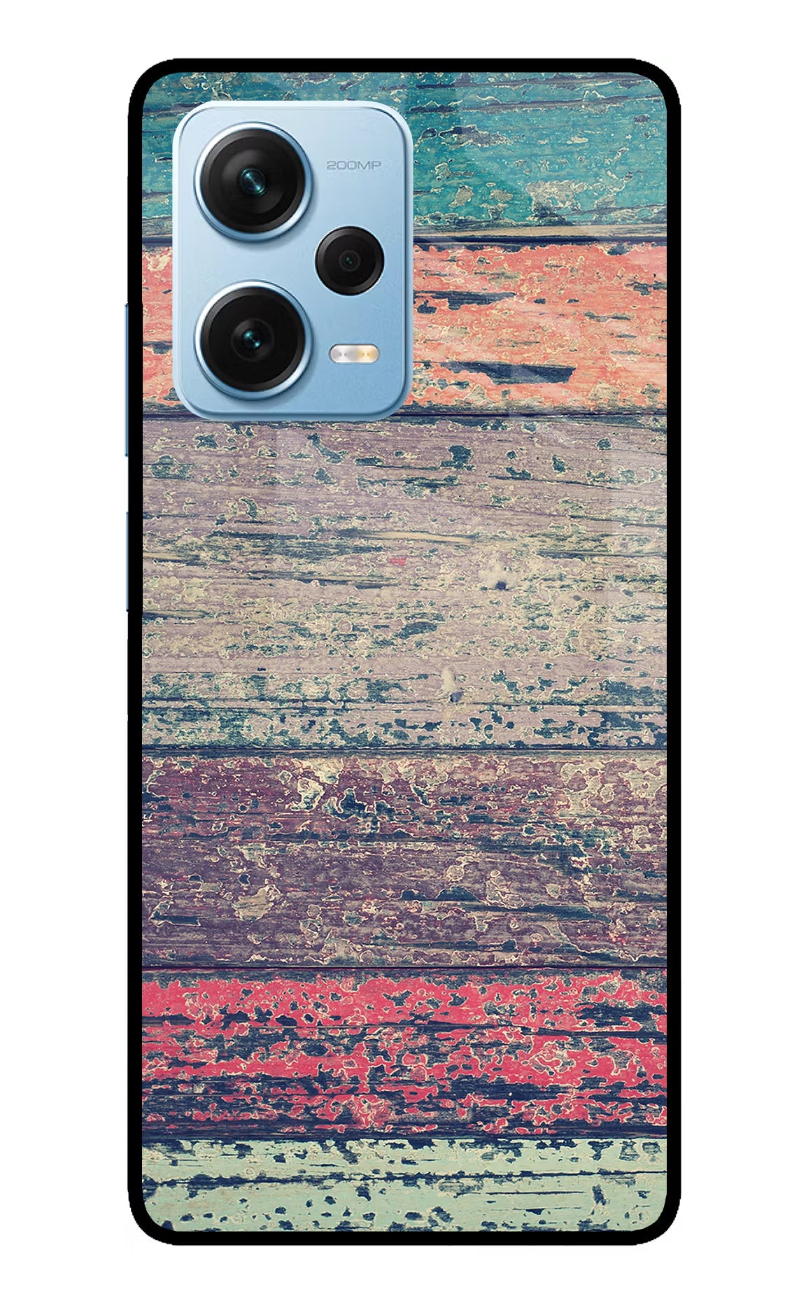 Colourful Wall Redmi Note 12 Pro+ 5G Glass Case Back Cover by Casekaro
