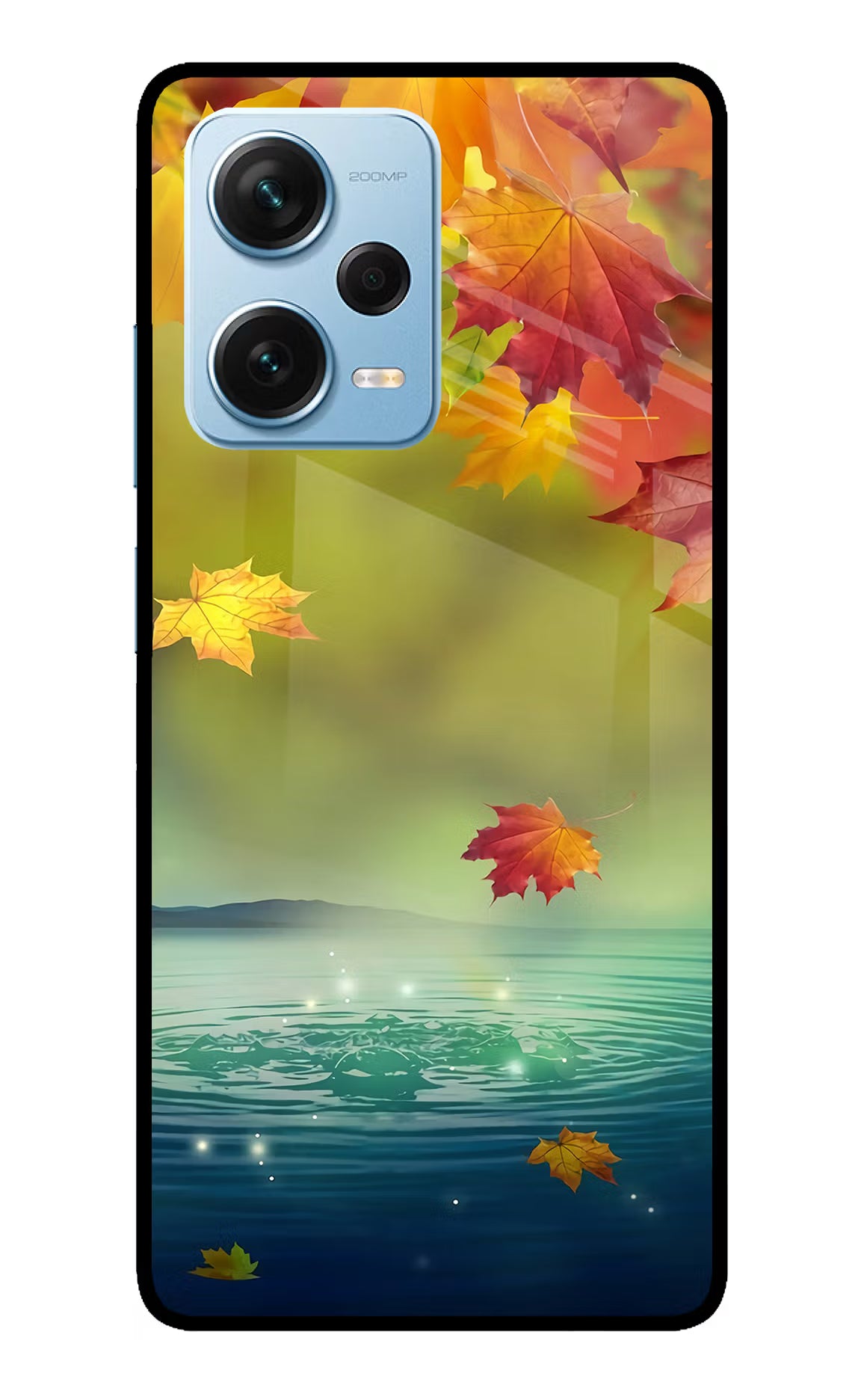 Flowers Redmi Note 12 Pro+ 5G Glass Case Back Cover by Casekaro